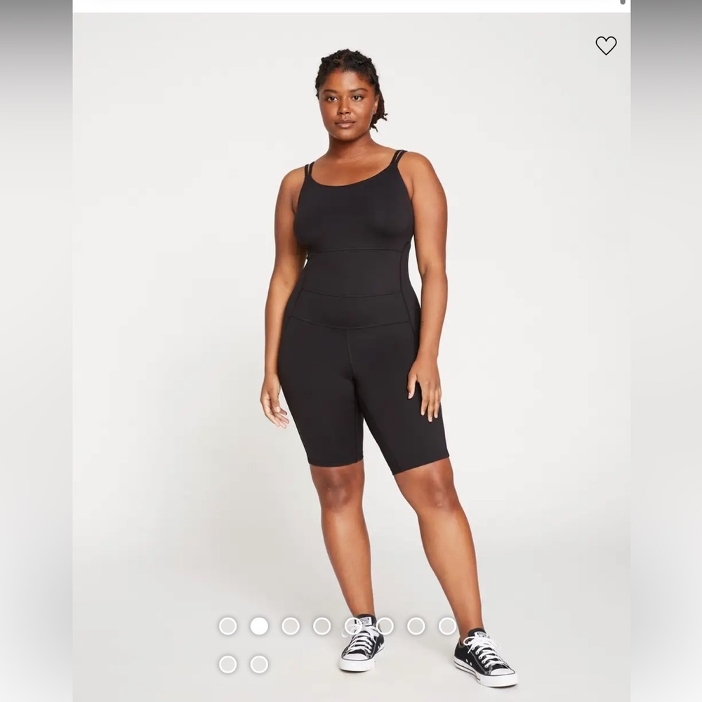 Universal Standard Next to Naked Bodyshort Bodysuit in Black Size XS BNWT